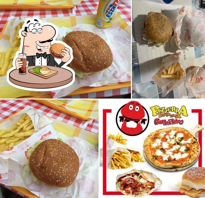 Prenditi un hamburger a Pizzeria Gabibbo Di Graci Taddeo