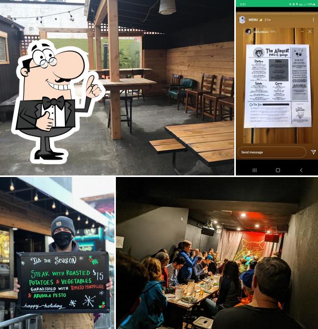 The Alleycat Patio & Lounge in Restaurant menu and reviews