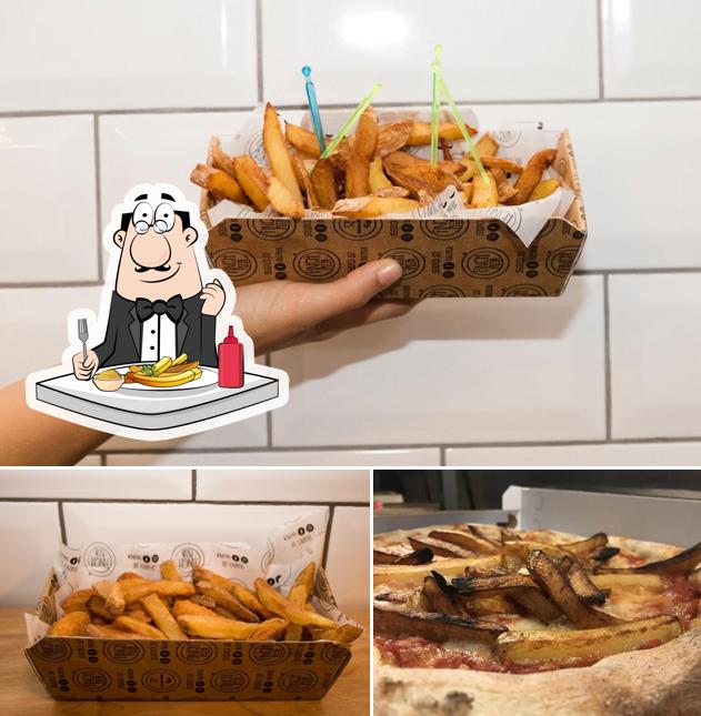 Ordina un piatto di patatine a Finch Pizza
