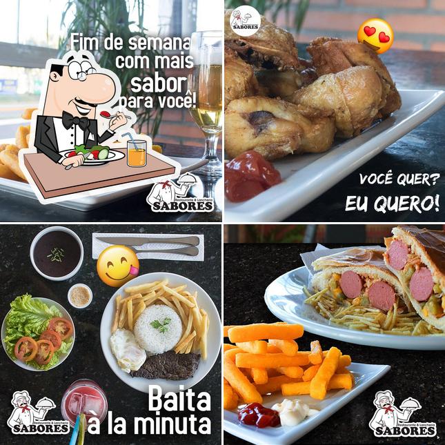 Comida em Restaurante Sabores