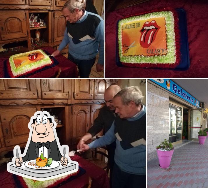 Dai un’occhiata alla immagine che presenta la cibo e interni di Bar Al Nido Del Falco