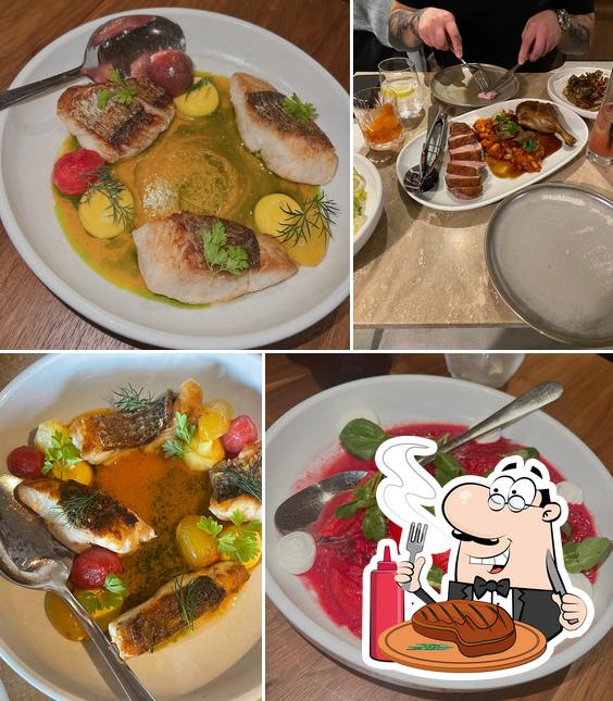Order meat meals at Felix Restaurant