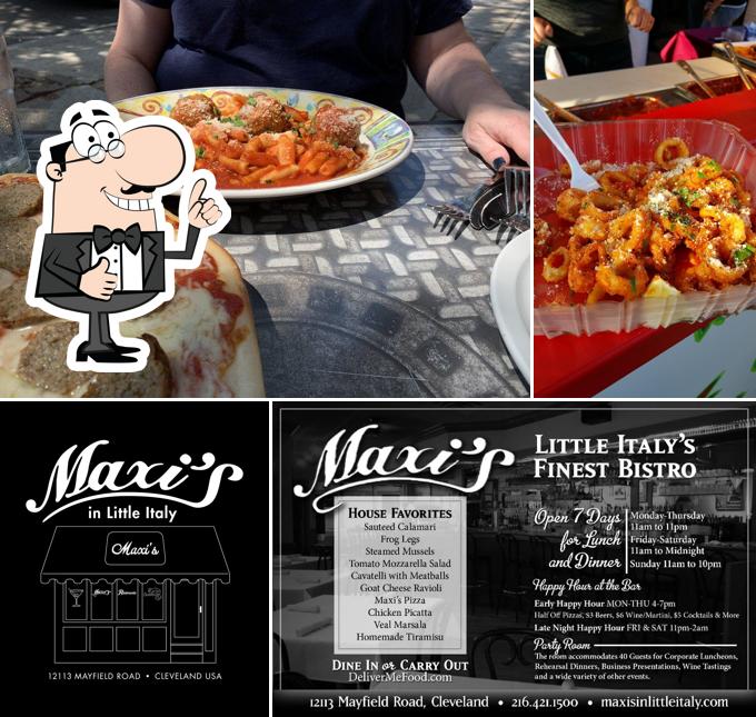 Maxi's Bistro in Cleveland Restaurant menu and reviews