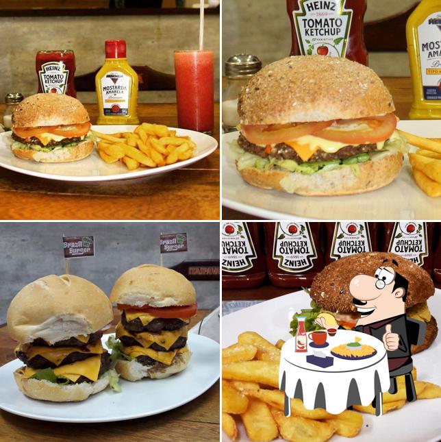 Peça um hambúrguer no Brazil Burger - Boa Vista