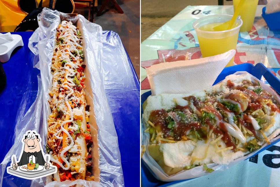 Comida em Hot Dog do Irmão Oficial