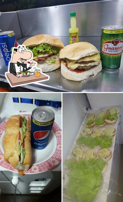 Comida em Vinny lanches