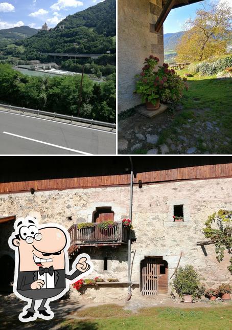 Puoi goderti l'aria fresca da seduto all'esterno di Buschenschank Oberfins