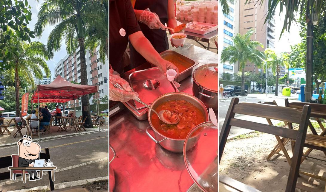 O interior do Feijoada Beira Rio