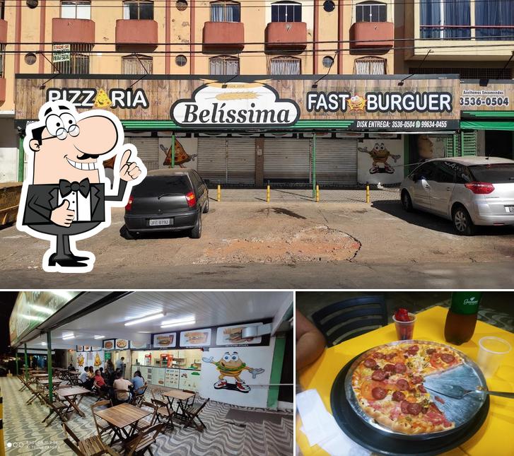 Here's a pic of Belissima Pizzaria e Hamburgueria