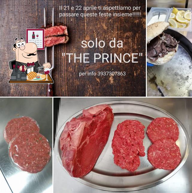 Ordina i piatti di carne a The Prince Chips & Burger