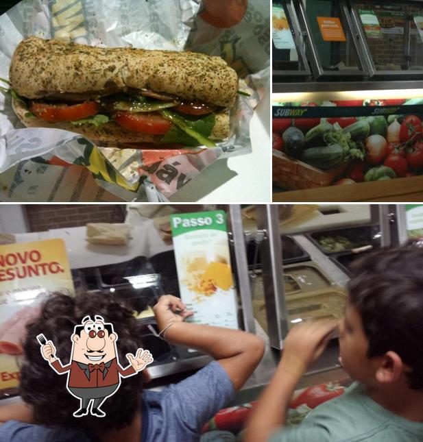 Platos en Subway