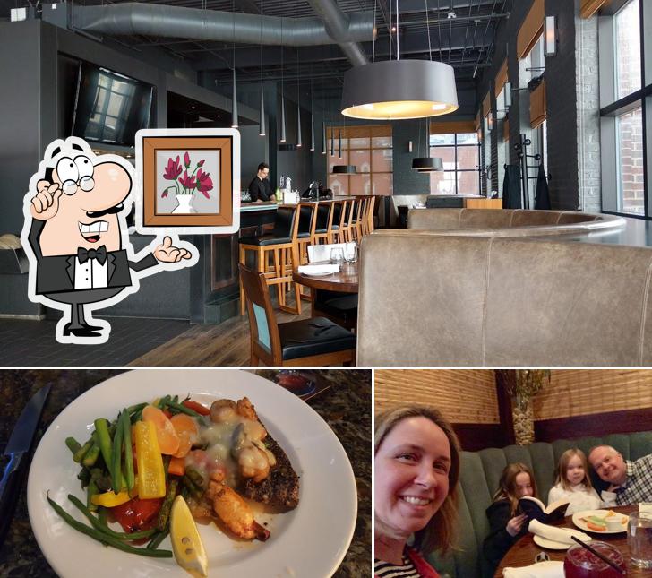 Voici l’image indiquant la intérieur et nourriture sur The Keg Steakhouse + Bar - South Pointe