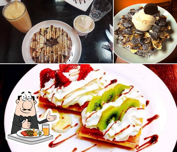 Food at Waffle & Coffee