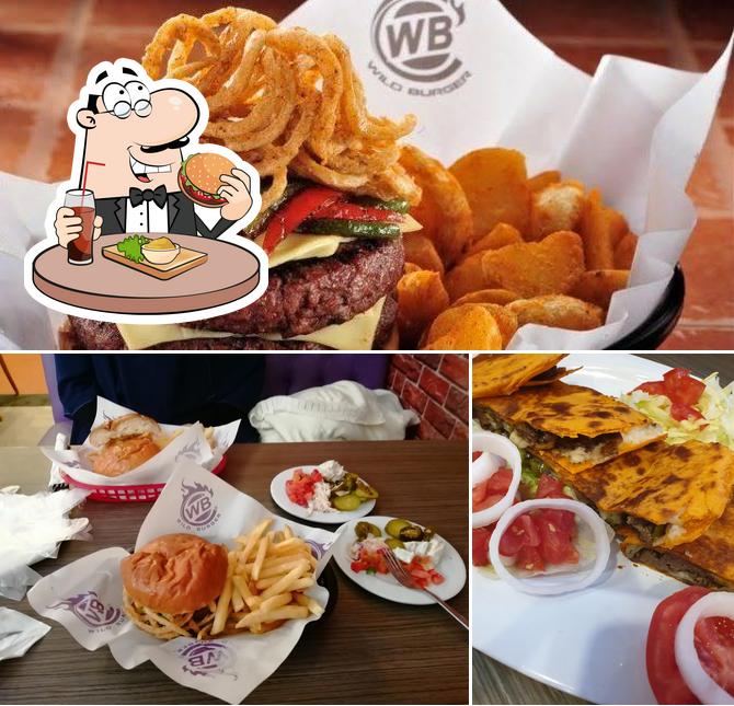 Get a burger at WILD BURGER Restaurant