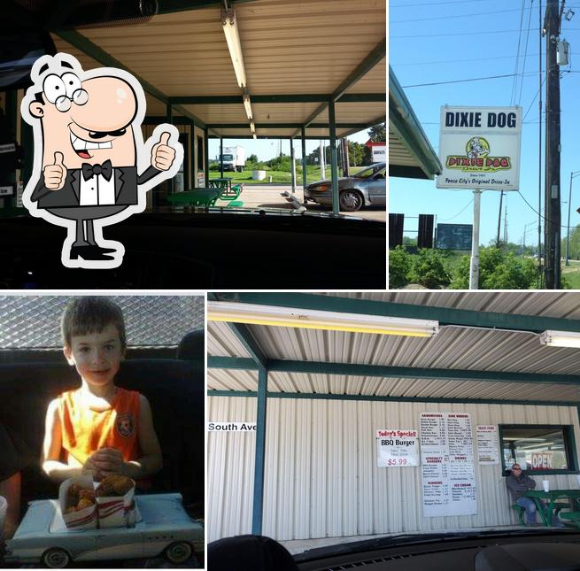 Look at this photo of Dixie Dog Drive-In