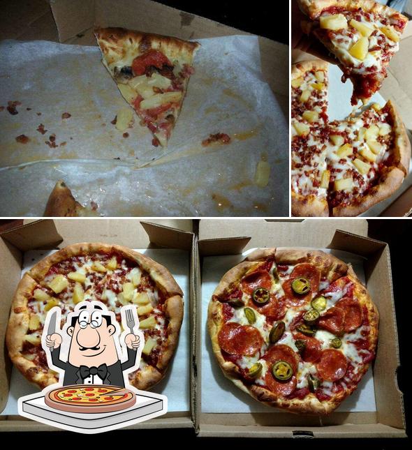 Get pizza at Pizza Pan