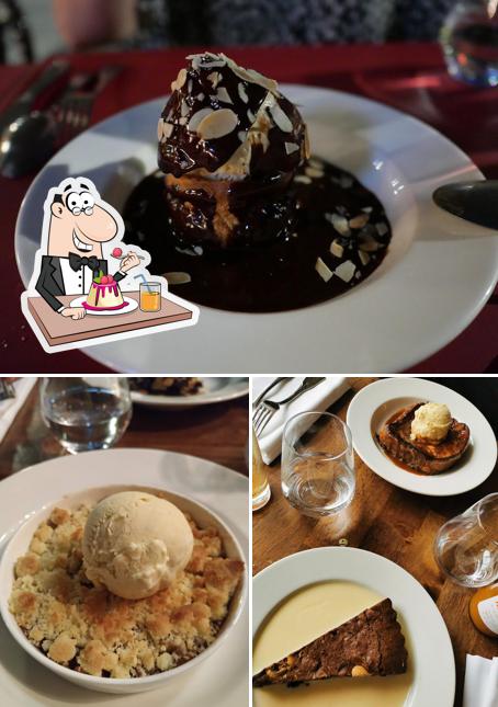 FÉLIX offre une sélection de desserts