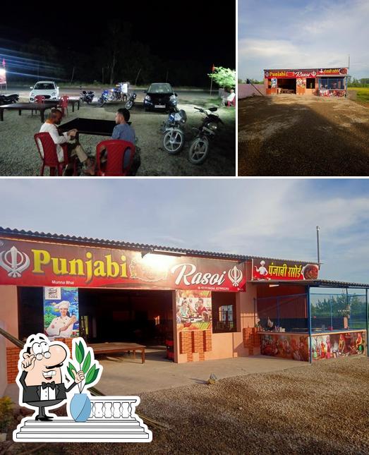 The image of exterior and interior at Punjabi Rasoi and family restaurant