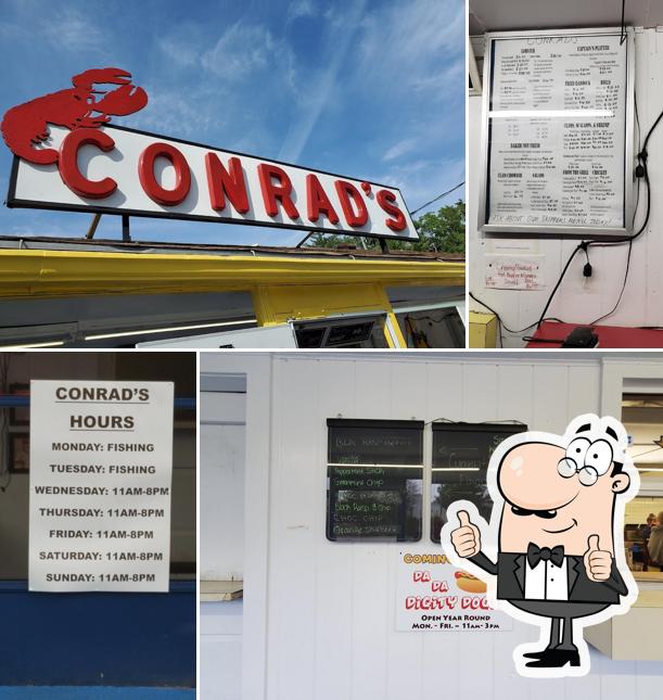 CONRAD'S DRIVEIN SEAFOOD in Lunenburg Restaurant menu and reviews
