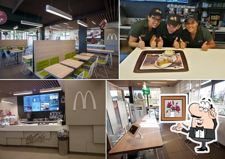 L'intérieur de McDonald's