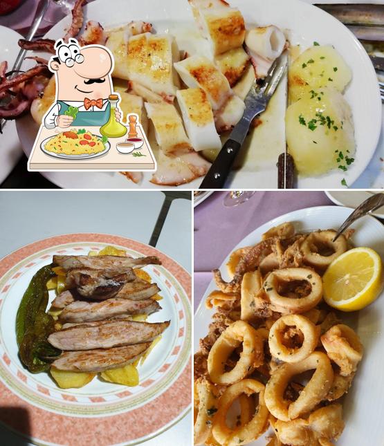 Las fotografías de comida y bebida en Restaurante A Mirandilla
