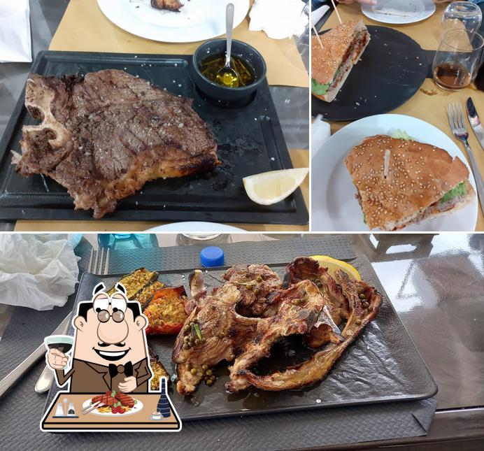 Ordina i un pasto a base di carne a Rossodisera Bistrot