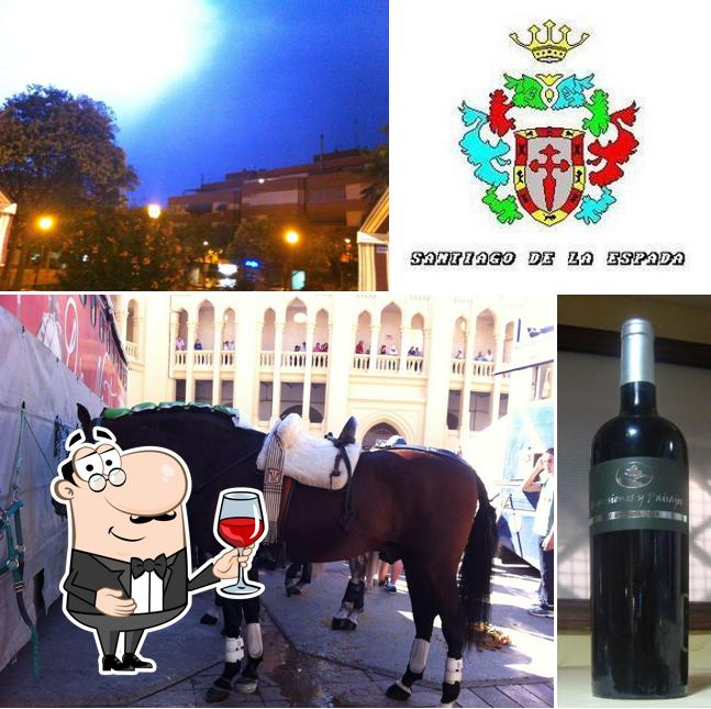 Es estupendo disfrutar de una copa de vino en Restaurante Olivo de Jaén