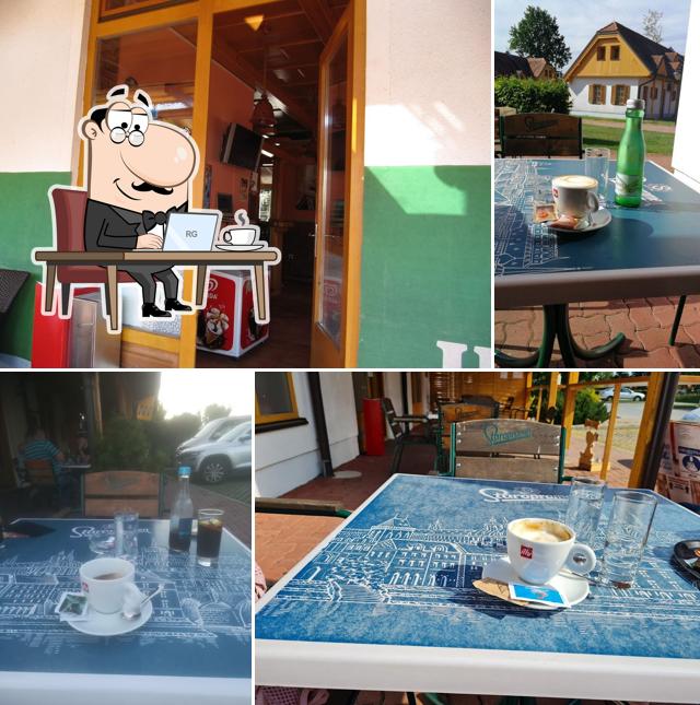 Gli interni di Creta bar