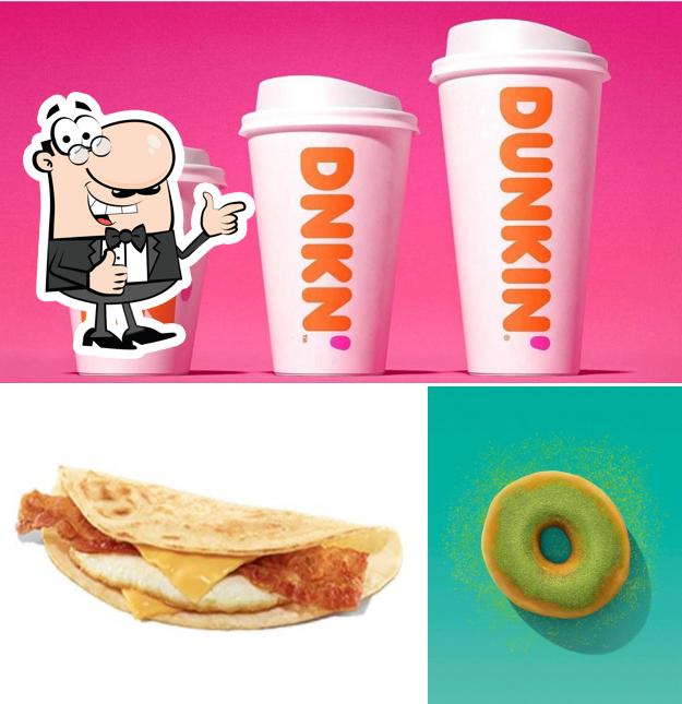 Look at the photo of Dunkin'