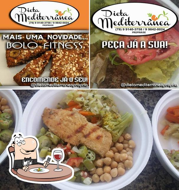 Comida em Dieta Mediterrânea Propriá