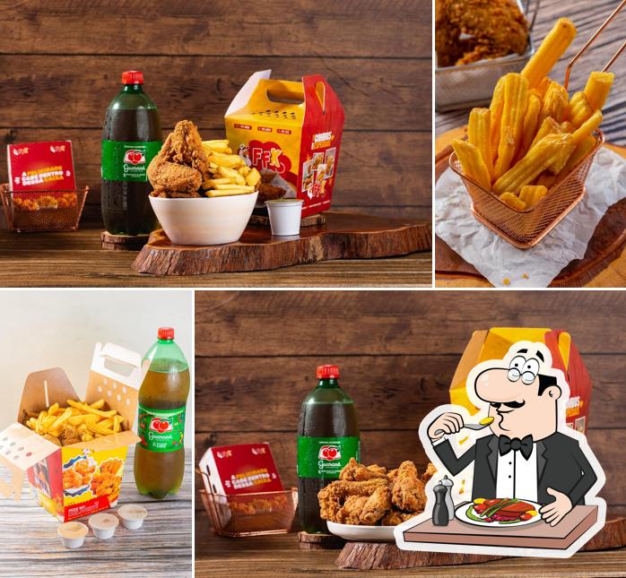 Comida em FFK - Frango Frito Crocante - Tejipió