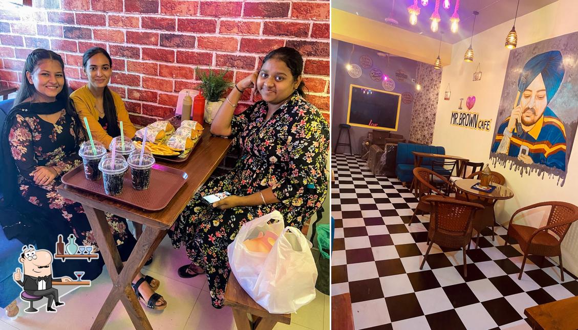 Check out how Mr.Brown cafe looks inside
