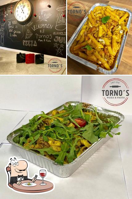 Tornos Pizza & Pasta se distingue par sa nourriture et extérieur