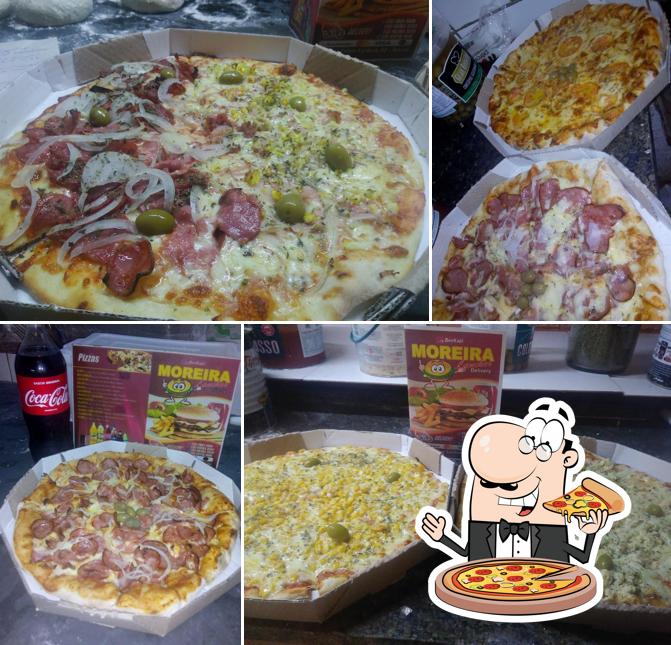 Consiga diferentes variedades de pizza