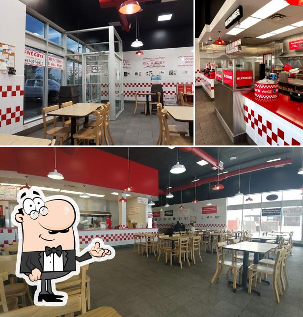 L'intérieur de Five Guys