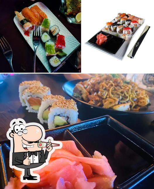 Prenez différentes options de sushi