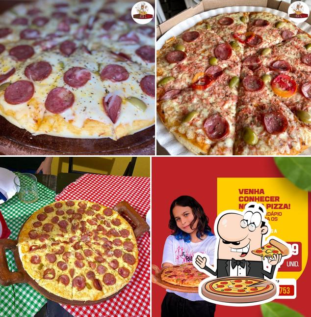 Consiga pizza no Pizzaria Gomes