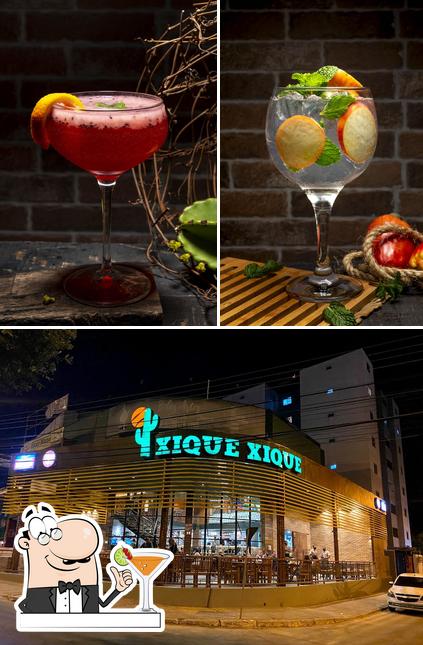 This is the picture displaying drink and exterior at Xique Xique Águas Claras: Carne de Sol, Happy Hour, Rodízio, Evento, Delivery DF