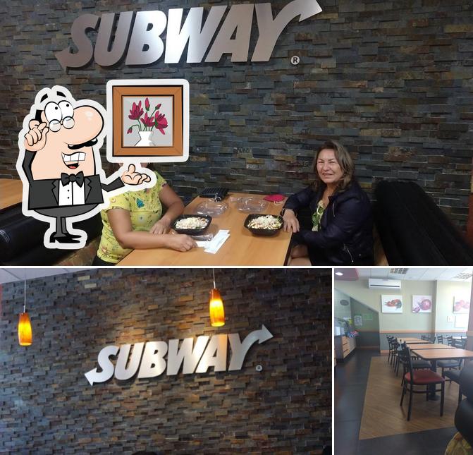 Veja imagens do interior do Subway