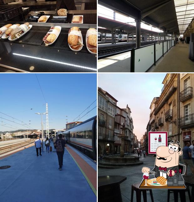 Отведайте блюда из мяса в "Cafetería Estación de tren de Ourense"