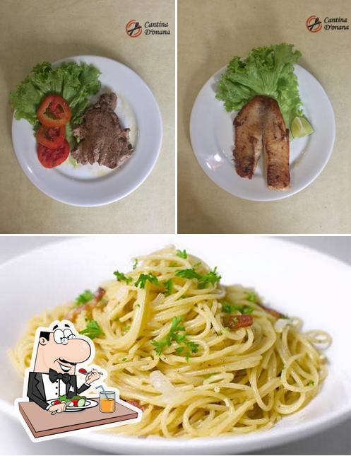 Comida em Cantina D'onana