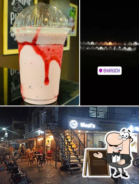 Among different things one can find exterior and beverage at Meal’s Pizza