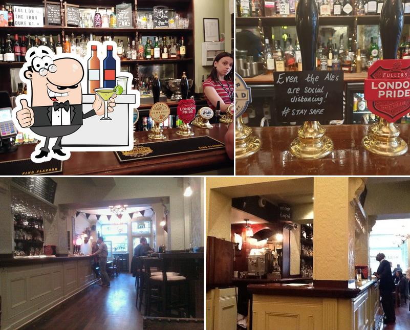 The Iron Duke, Mayfair, 11 Avery Row in London Restaurant menu and