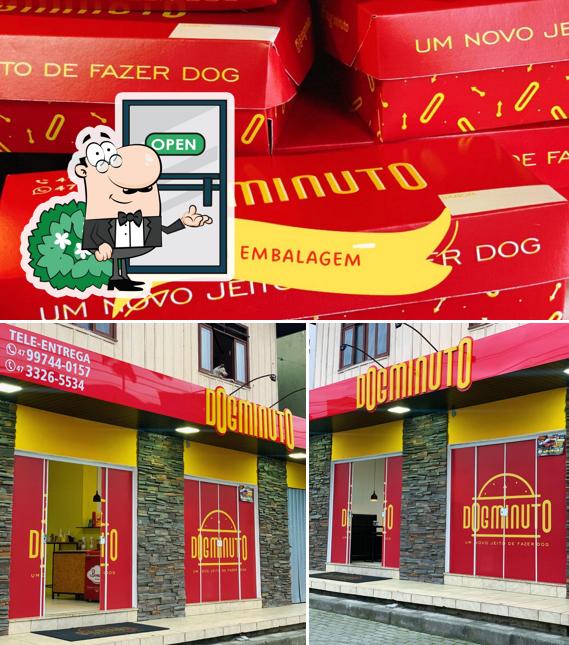 O DOG MINUTO se destaca pelo exterior e comida