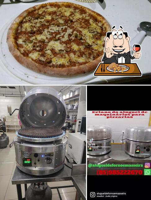 Consiga diferentes tipos de pizza