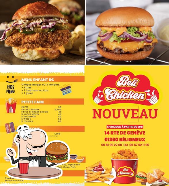 Essayez un hamburger à BELI CHICKEN