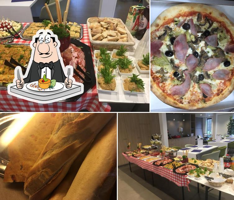Platos en Da Cocco italiaanse delicatessen, pizza, pasta rn catering