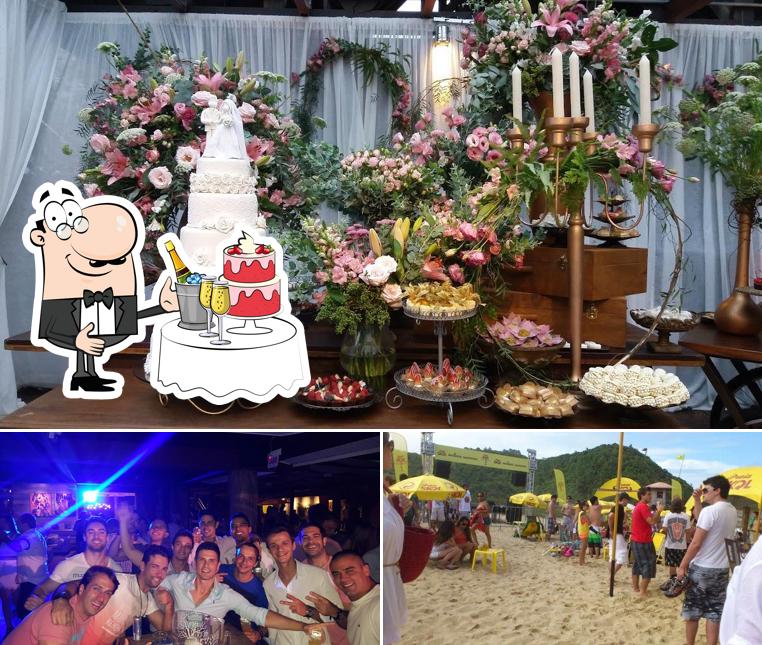 A imagem do Galera's Beach Bar’s casamento e exterior