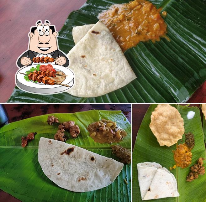 Food at Harige Bhattru Lunch