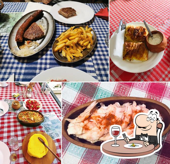 Meals at Konak Ždrma - Apartmani sa bazenom, domaca kuhinja u restoranu